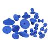 Estrattore di ammaccature per auto, strumento di riparazione ammaccature a T, kit per lamiere di riparazione auto, martello scorrevole, martello inverso, colla + 18 pezzi di estrattore di colla