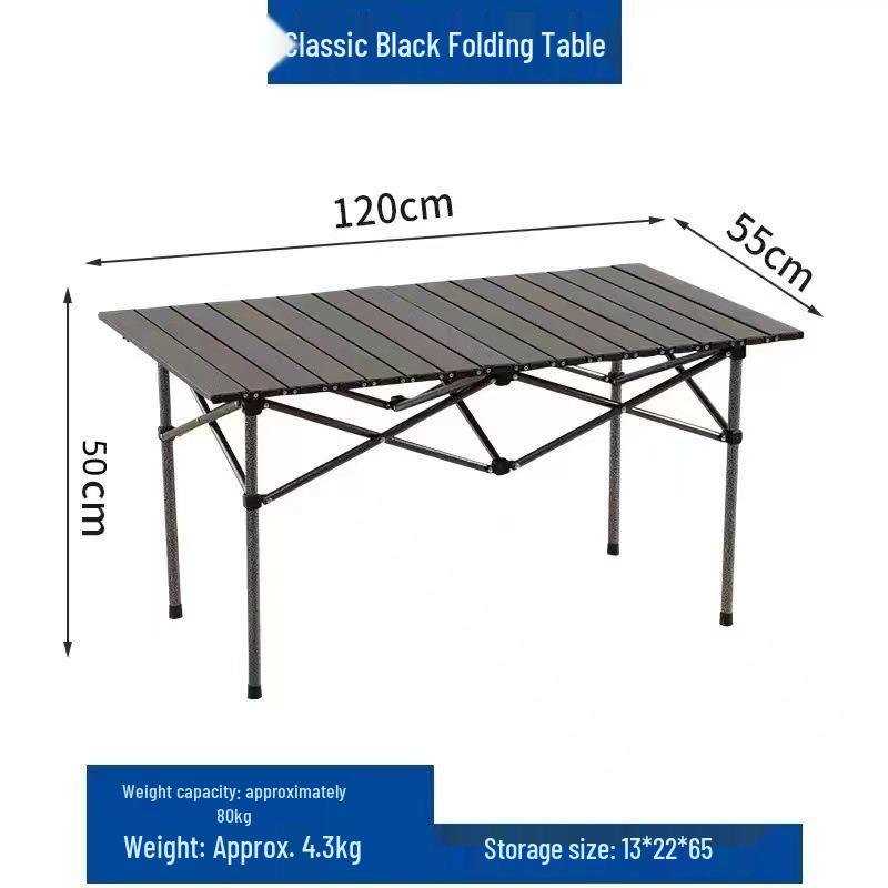 Portable Outdoor Folding BBQ Chair & Table Set