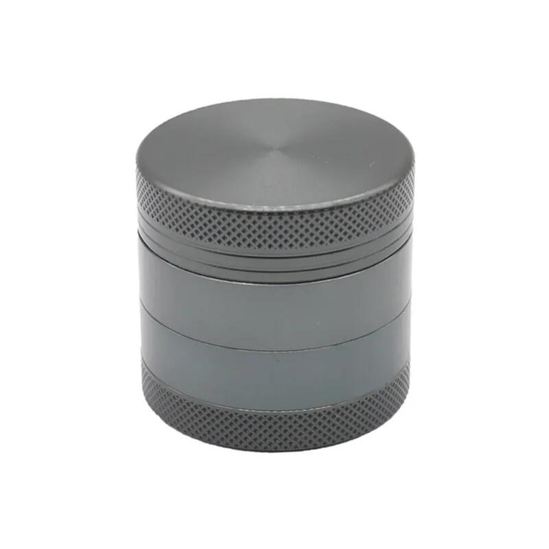 40mm 4 Layers Aluminium Herb and Spice Grinder Metal with Scraper Portable Food Mill Zinc Alloy Smooth Grinding