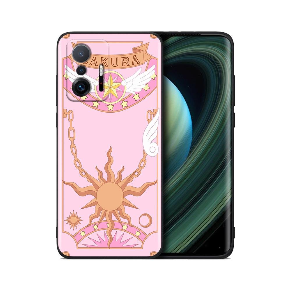Cute Card Captor Sakura Anime Cartoon Phone Case For Xiaomi Mi 12 12X 11T X4 NFC M3 F3 GT M4 Pro Lite NE 5G Poco M3 M4 X4 Cover