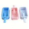 Food Grade Silicone Popsicle Molds Reusable Ice Cream Moulds Ice Lolly Maker Diy Summer Ice Bar Tool For Kids Home Kitchen