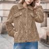 Women's Long-sleeved Hooded Winter Warm Plush Jacket