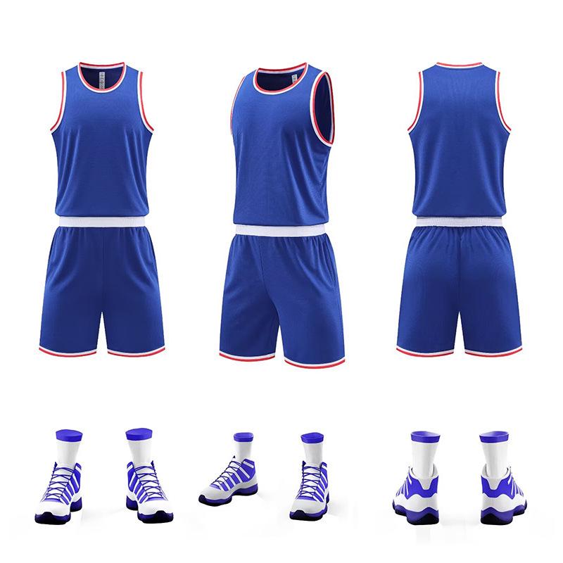 Unisex Summer Basketball Team Jersey & Shorts Set for College Students