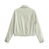 2026 spring new product European and American cross-border women's clothing street fashion flip pocket jacket w09 12083