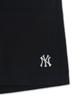 Emelbi Basic Small Logo Cotton Touch Woven Ankle Shorts Ny (Black)