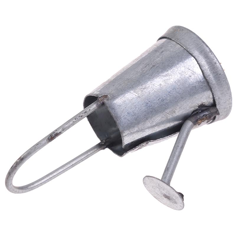 2Pcs/Set 1:12 Dollhouse Miniature Metal Water Bucket Kettle Model Furniture Toys