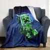 Minecraft Blanket Comfortable Perfect for Seaside Sofa Couch All-Season Use Modern Best Holiday Gift for Friends Family