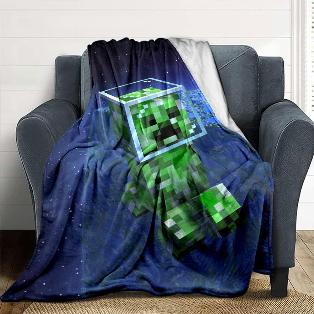 Minecraft Blanket Comfortable Perfect for Seaside Sofa Couch All-Season Use Modern Best Holiday Gift for Friends Family