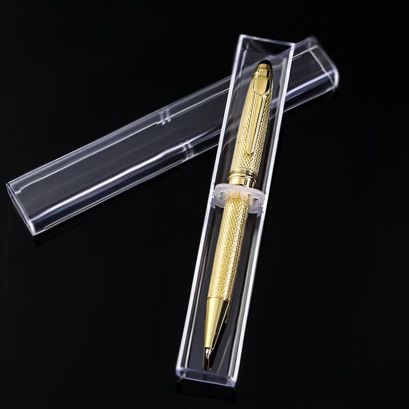 3 PCS/box Single Pen Transparent Pen Case Ballpoint Pen Protection Case Delicate Pen Plastic Packing Case Mini Pencil Case Gifts