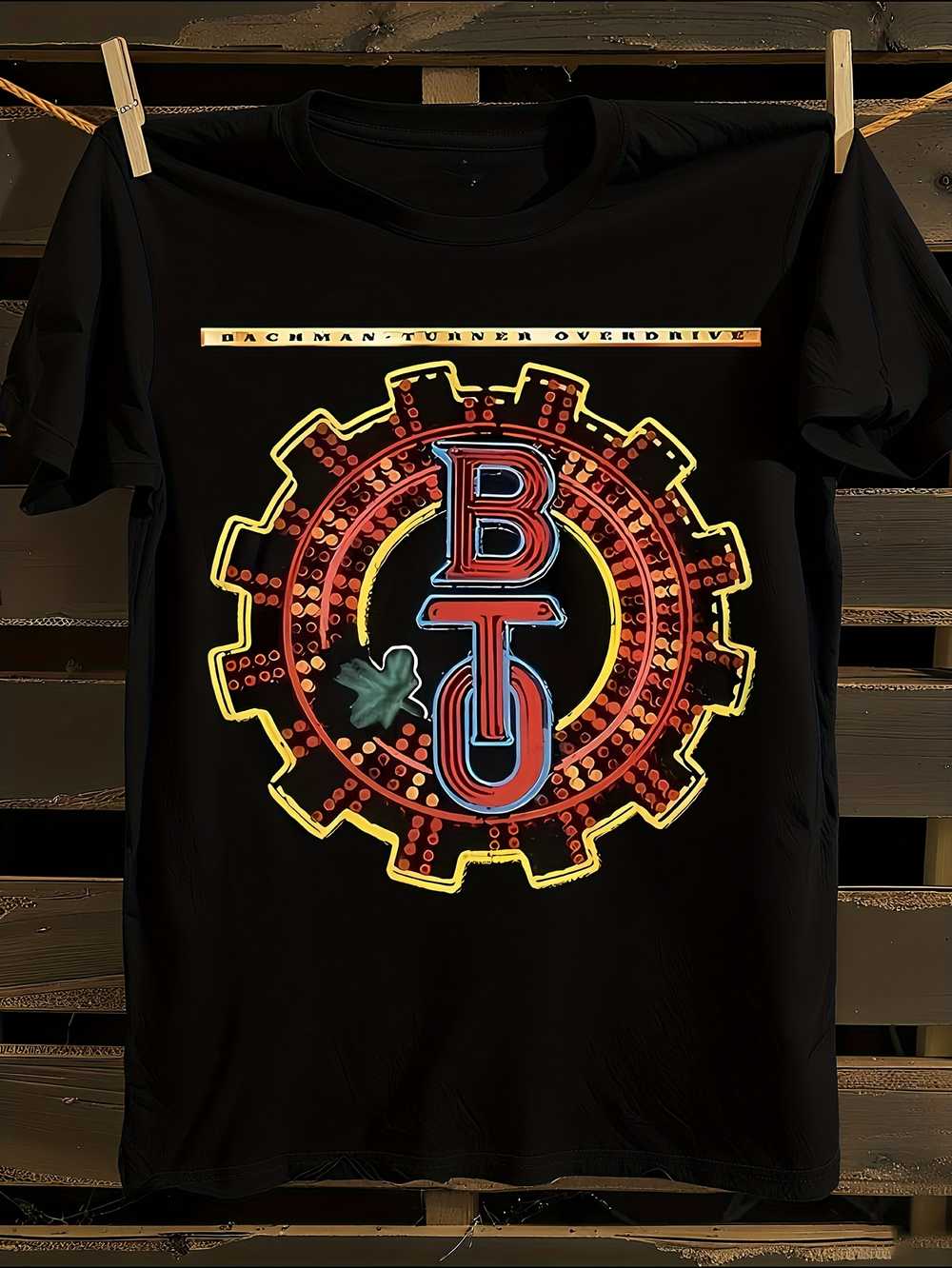 

Bachman Turner Graphic T-Shirt Mens Tshirt Womens Tshirts with Letters Print Short Sleeves T-Shirt Casual Street Tee Shirt Top XXL