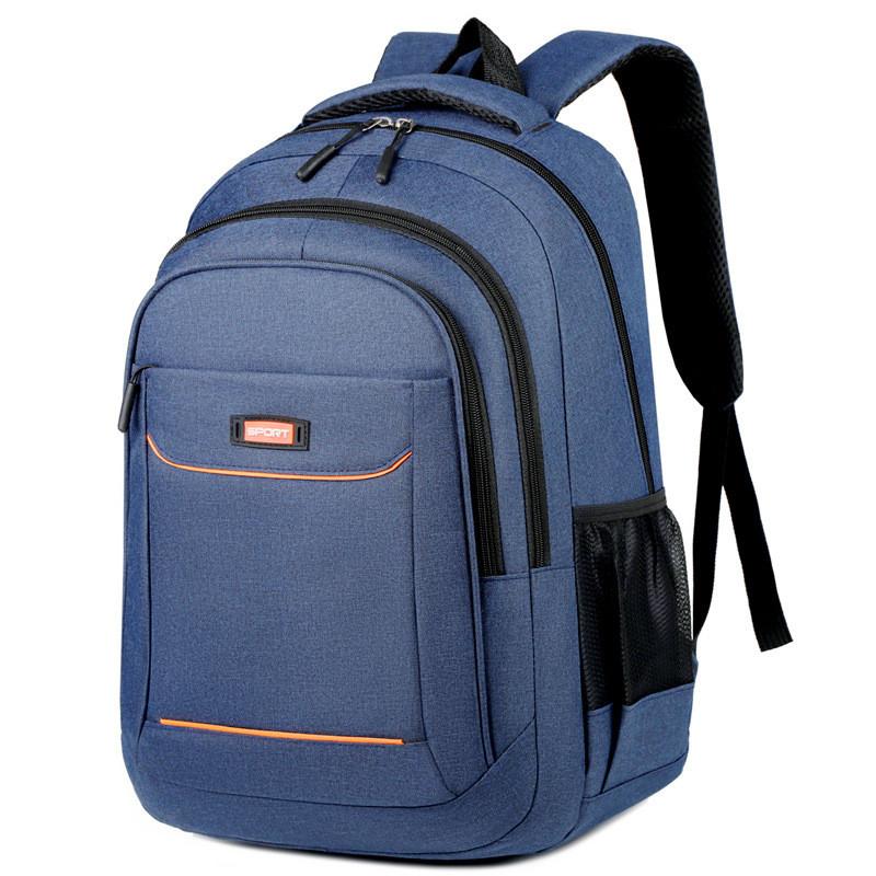 Oxford Unisex Backpack With Compartment Breathable Design For College Business