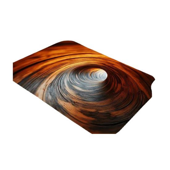 3D Hole Floor Rug Optical Illusion Floor Mat Realistic Bottomless Pit Doormat Non-Slip Bathroom Rug