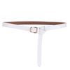 Female Leather Waist Belt With Painless Buckle And Twolayer Cowhide Material For Trendy Daily Use