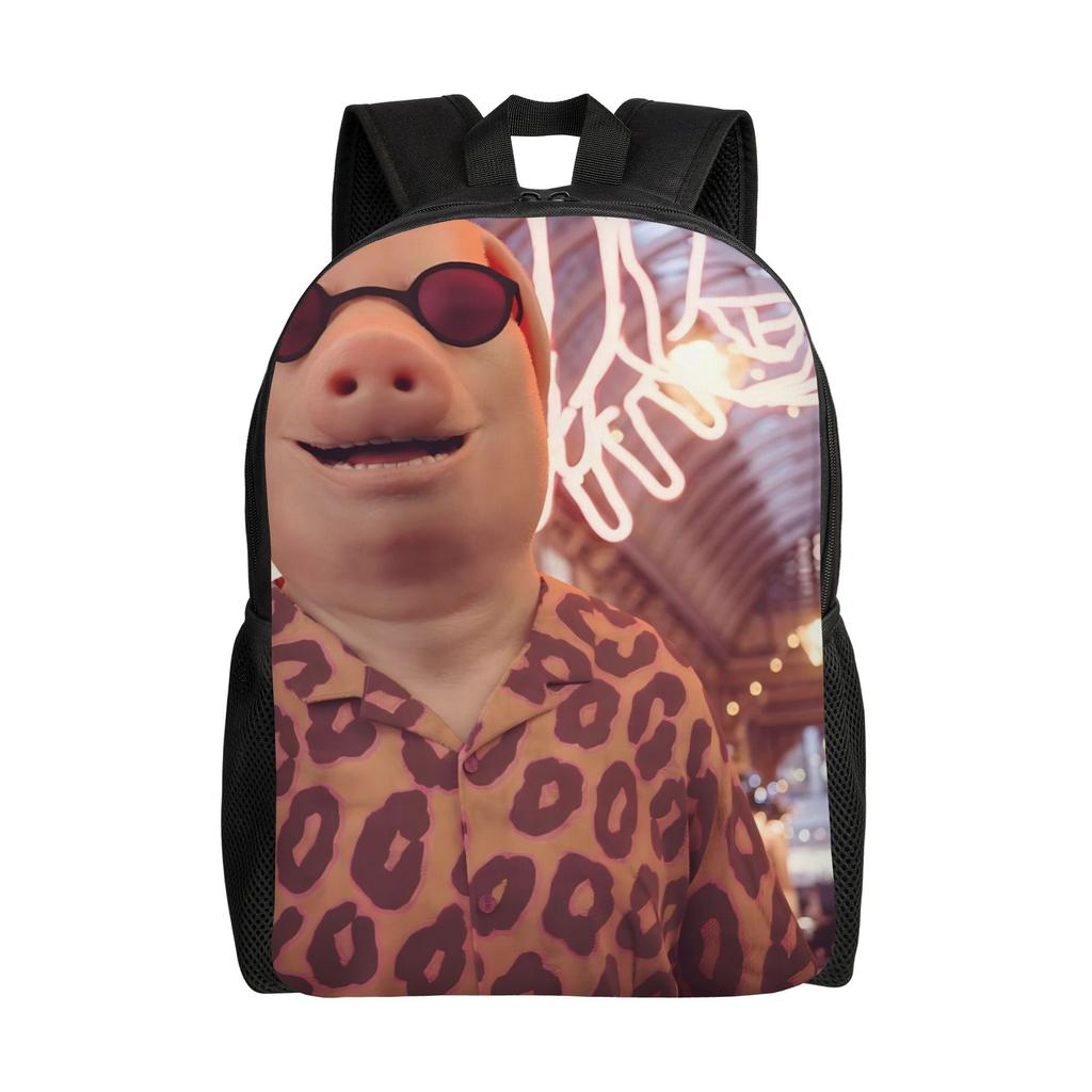 Back to school season John Pork 4 Bookbag John Pork Office Workers Solid Backpack