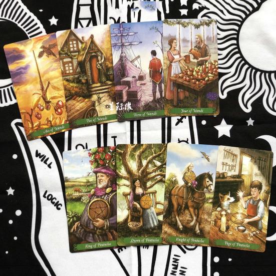 Yousheng 78ks/set Tarot Zajímavá tajemná lehká vintage desková hra pro klub