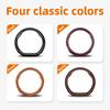 Suitable for Nissan Ultra-Thin Breathable Leather Steering Wheel Cover Suitable for Qashqai J10 J11 March Terrano2 Pathfinder R51 Note E12 Almera