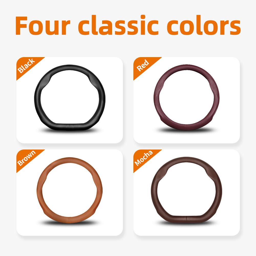 Suitable for Nissan Ultra-Thin Breathable Leather Steering Wheel Cover Suitable for Qashqai J10 J11 March Terrano2 Pathfinder R51 Note E12 Almera