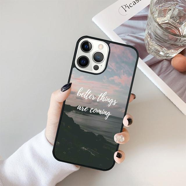 Travel mountain sea beach quotes Cover For iPhone 17 Air 15 16 14 13 12 Pro Max 11 Pro Max Plus Phone Case Coque