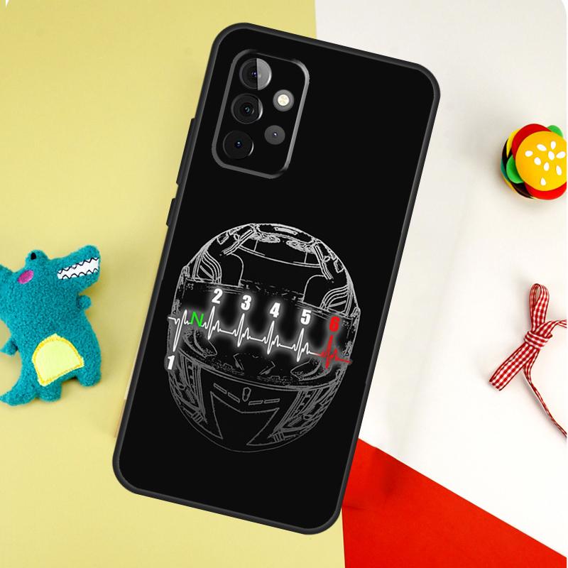 Motorcycle Gear For Samsung Galaxy A22 A32 A52 A54 A34 A14 A55 A35 A15 A53 A33 A13 A05 A06 A16 Phone Case
