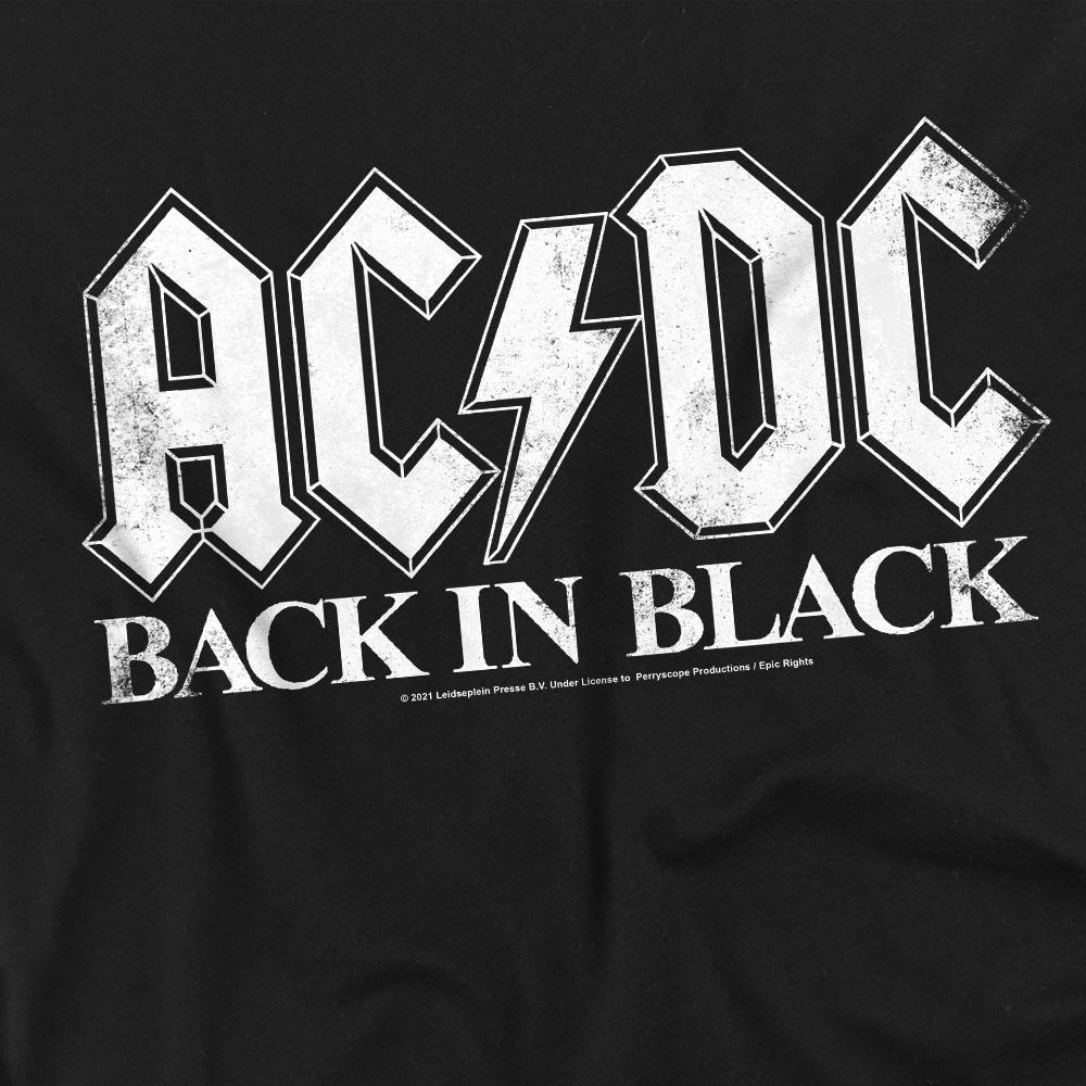 AC/DC Pánské Záda V černém Tričku