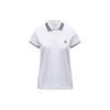 Cotton Small Logo Embroidered Short Sleeve Polo Shirt Women Tops I10938A0000884720001