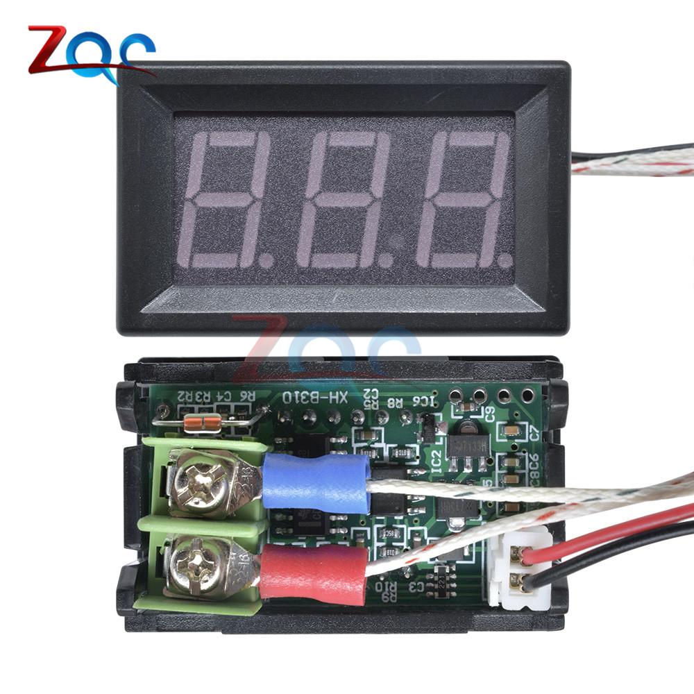 XH-B310 Digital Tube LED Display Thermometer 12V Temperature Meter K-type M6 Thermocouple Tester -30-800℃ Thermistor Senor Probe
