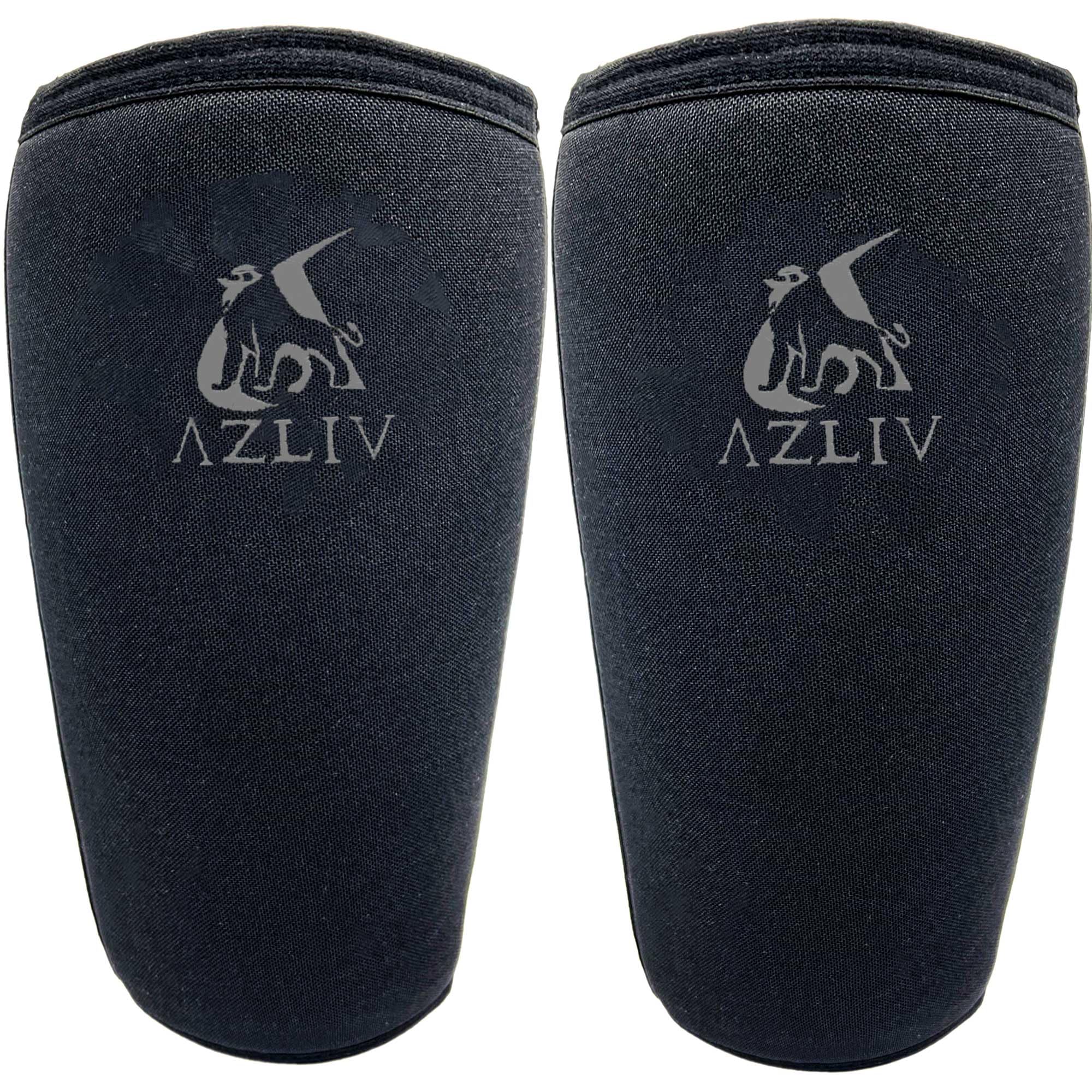 

AZLIV Knee Sleeves for Strength and Gym 7mm PRO Specifications PRO, Training, Squats, Use, (Gunmetal, XL)