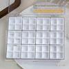48 Compartment Clear Plastic Storage Box with Lid Detachable Grids for Nail Art Rhinestones Small Jewelry Organizer