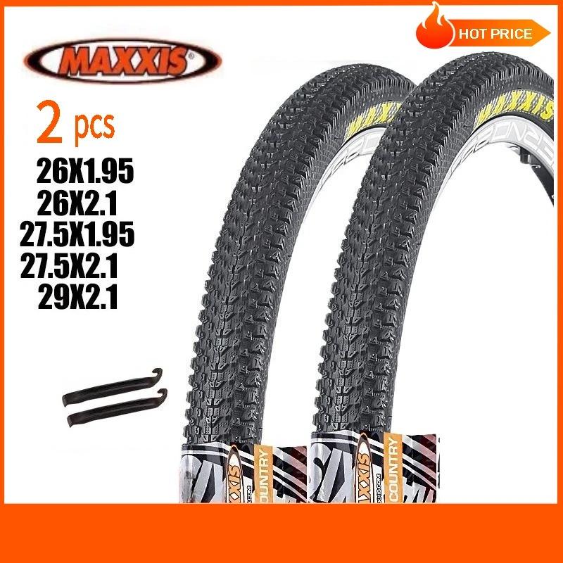 2pz MAXXIS Pneumatico per Mountain Bike MTB Pneumatici con Anima Metallica 26x1.95 26x2.1 27.5x1.75 27.5x1.95 26x2.1 27.5x2.1 29x2.1 Diverse Misure