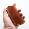 Weipelo Genuine Leather Zipper Car Key Pouch