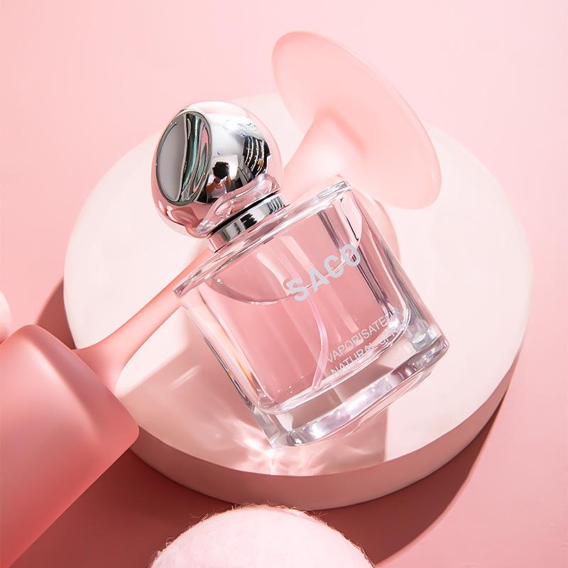 Women's Pink Crystal Diamond Perfume Lasting Fragrance To Stay Students Fresh and Natural 50ML Niche Premium Fresh Lasting Fragrance Gift for Friends