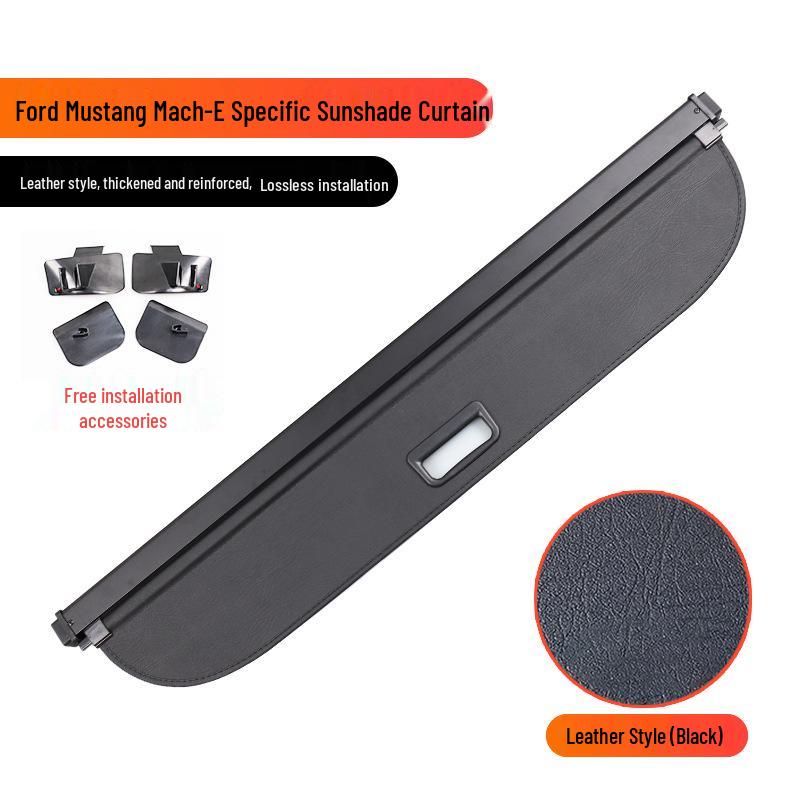 Trunk Cargo Cover for 2021-2025 Ford Mustang Mach-E Electric Horse