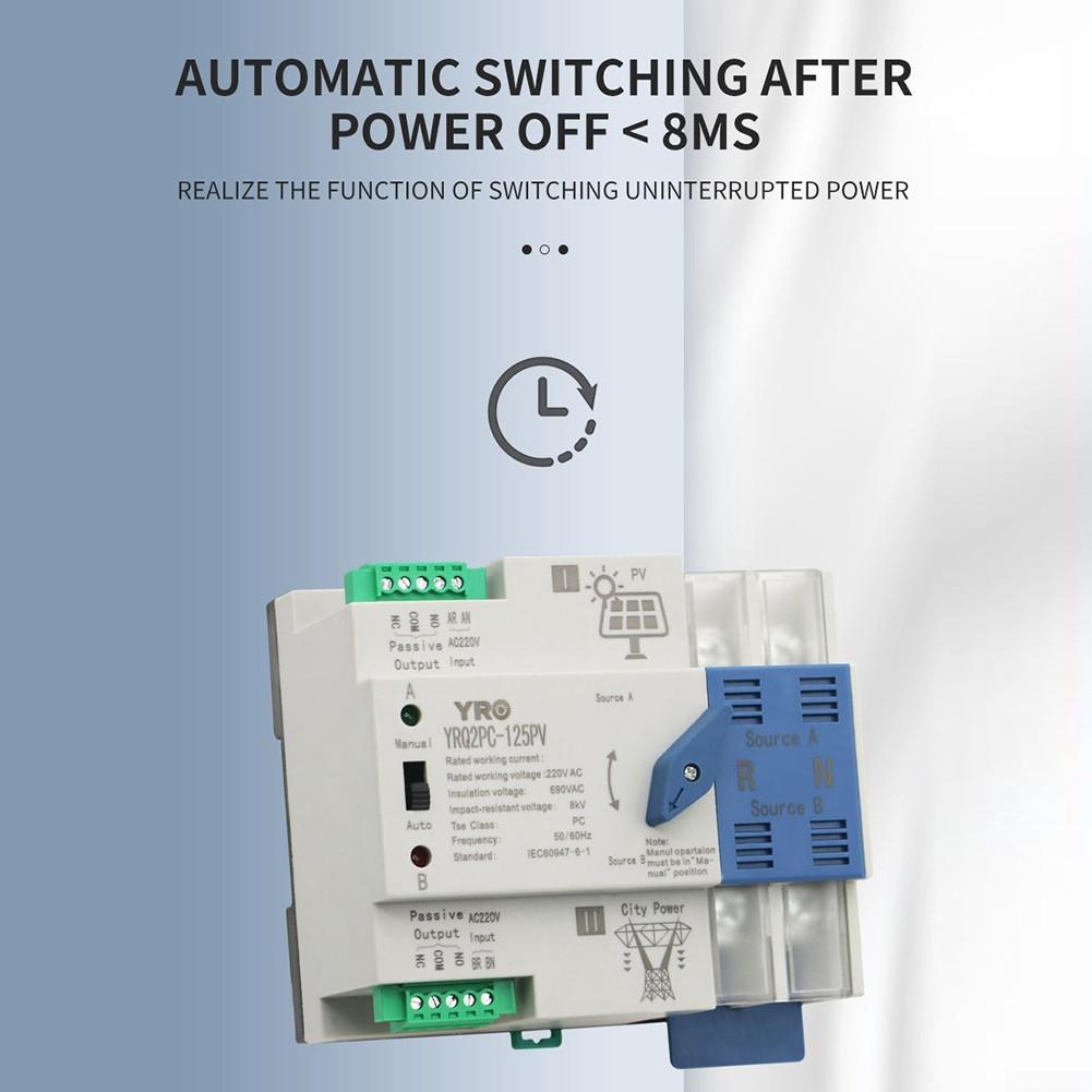 2P125A Transferschalter Automatischer Umschaltgenerator
