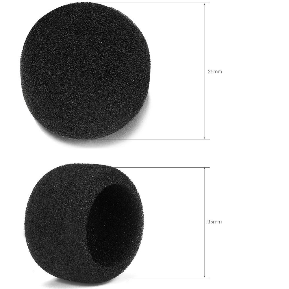 Replacement Mic Windscreen Cover Flocked Sponge Foam Windproof Microphone Cover Microphone Pop Filter for Shure SM57