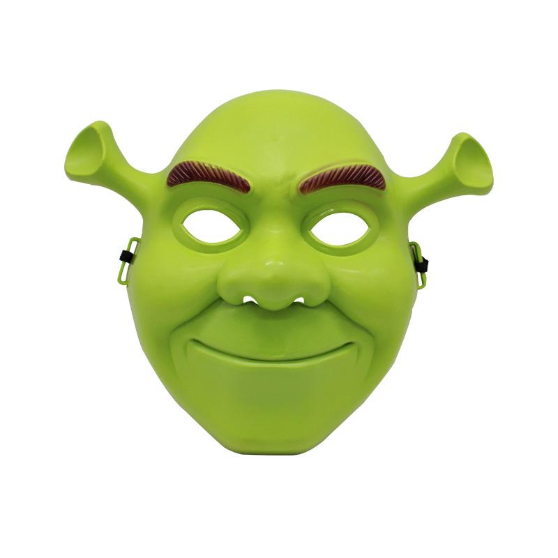 Costumes Cosplay du Monstre de Film Shrek Masque Shrek Haut Gilet Pantalon pour Hommes Jeu de Rôle Performance Halloween Carnaval Fête Tenues Kids150