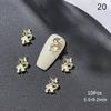 10Pcs Luxury Kawaii Bow Nail Art Charms 3D Alloy Bow Tie Jewelry Nail  Decoration Diy Accessories