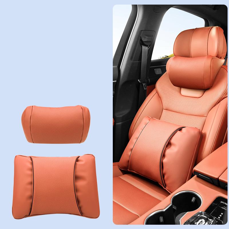Car Memory Foam Neck Pillow Protection Lumbar Backrest Cushion Lumbar Cushion Car Headrest Cushion
