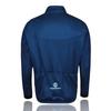 Morethan Long Sleeve Winter Cycling Jacket with Reflective Back Pockets Men's (L/Dark Blue) (WVP-008)