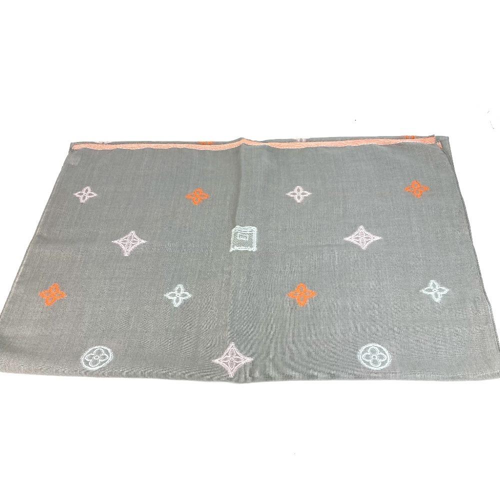 Louis Vuitton M70385 Embroidery Monogram LV Logo Stole / Shawl Muffler Shawl