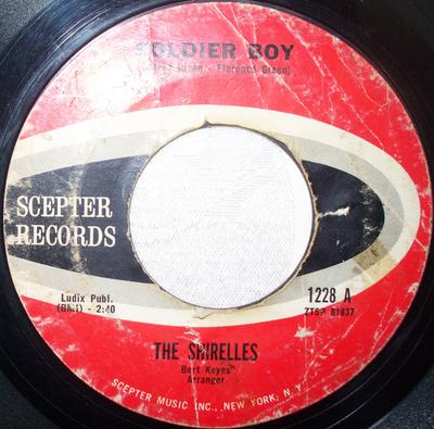 7 inch plaat SHIRELLES - Soldier Boy 1228 Scepter Records 1962 VS Pop Gebruikt