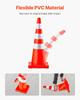 Safety Cones Traffic Cones 6 x 36" Orange Reflective Collars Road Cones