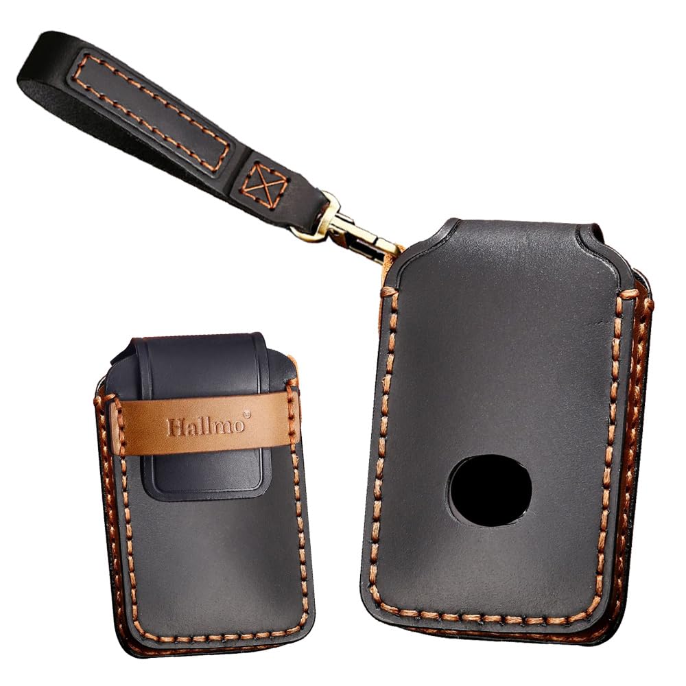 

[TECART] Mazda Keyless Genuine Leather Key Case for Mazda, Compatible with New CX-8, CX-5, чорний