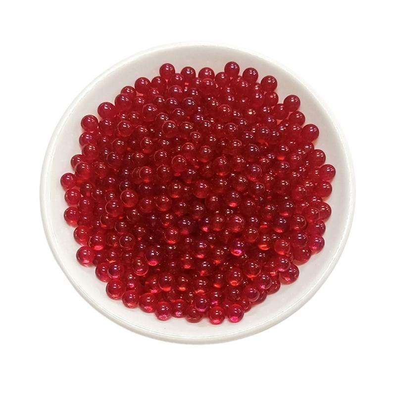 Glass Filler Beads 5 Mm, Round No-Hole Decorative Glass for Vases Styling, Gift Box, Craft Accent Pack