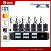 HuiDu U-1306L UHF Wireless 6-Channel Lavaliere Conference Microphone System (CN Version)