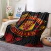 Man Utd Print FlAannel Blanket, High Quality Comfortable for All Seasons, Home Decor, Warmth and Comfort