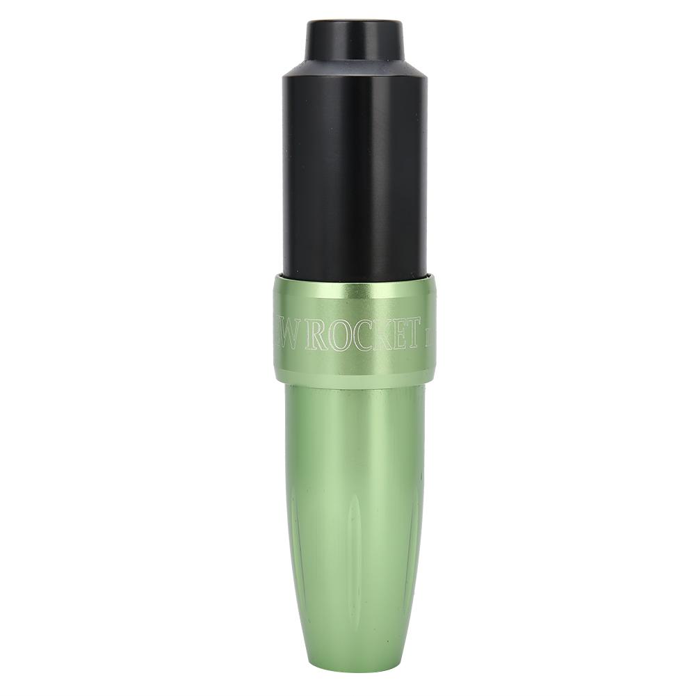 Tattoo Machine RCA Interface Powerful Motor Liner & Shader Tattoo Pen with LED Light(Green )