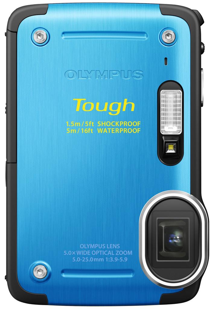 OLYMPUS Digital 12 5m Drop Blue TG-620 Camera, Megapixels, Waterproof, 1.5m Resistant, Back-Illuminated CMOS,