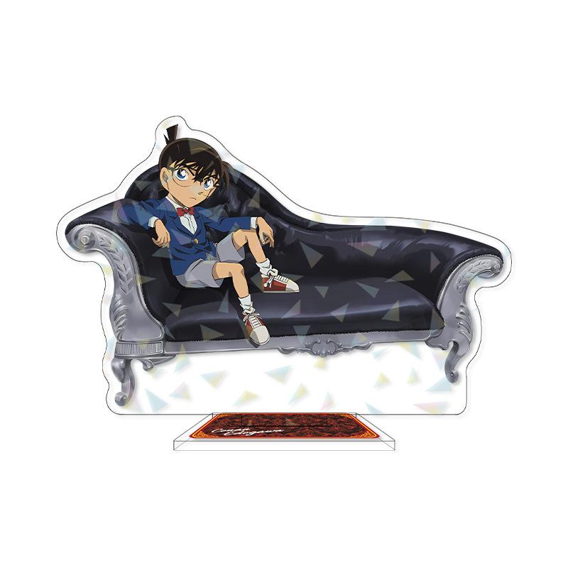 Detective Conan Long Sofa Glass Laser Dali Brand Anime Suspense Acrylic Peripheral Creative Ornament