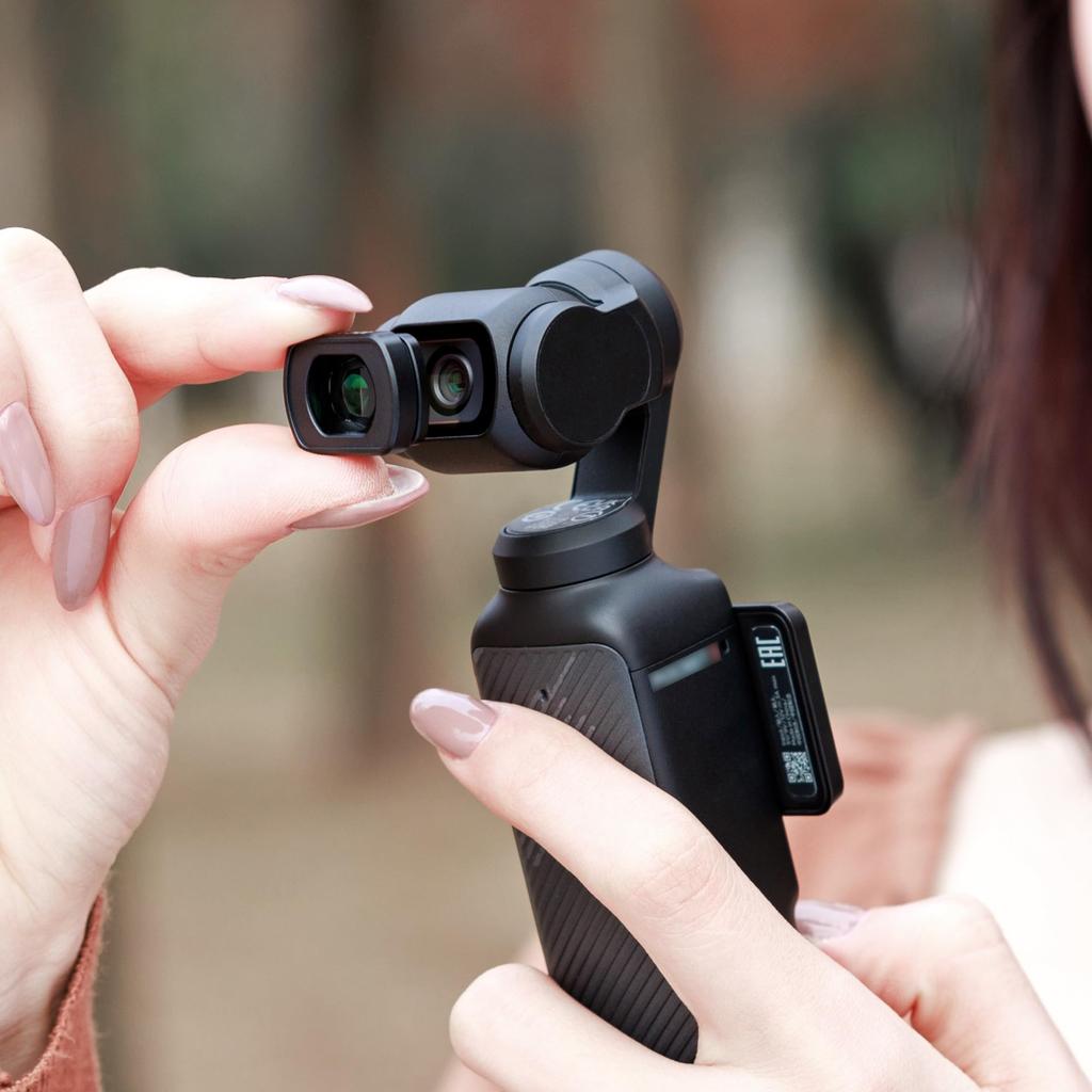 JJC Lens with Magnetic Attachment for DJI OSMO Pocket Wide Wider Shooting HD Optical Aluminum Lens High Magnetic Easy to Ideal for Cherry Blossom