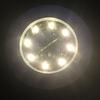 8LED Solar Power Buried Ground Light Outdoor Lawn Path Garden Yard Decking Lamp